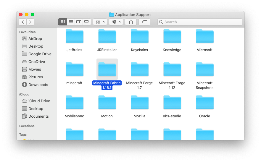 Screenshot showing a folder being created