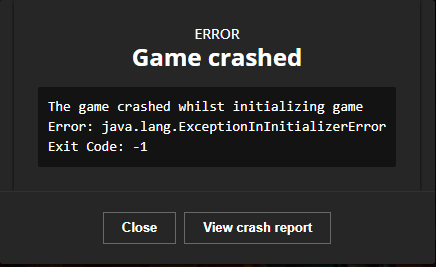 crashes recover