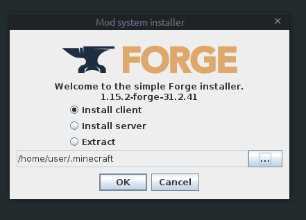 forge installer minecraft